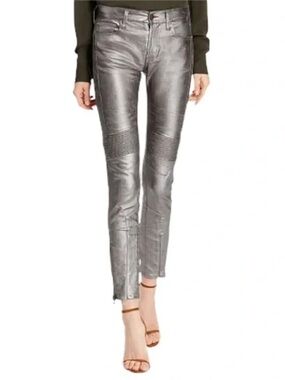 Polo Ralph Lauren Metallic Tompkins Skinny Jeans